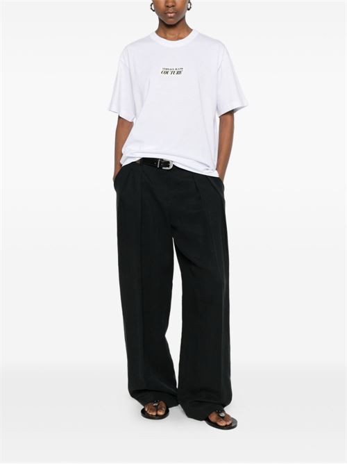 T-shirt uomo Versace Jeans Couture bianca Versace jeans Couture | 80GAHT06CJ00T003